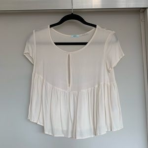Urban Outfitters Kimchi blue cream blouse